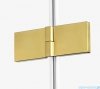 New Trendy Avexa Gold Brushed kabina prostokątna 110x70x200 cm złoto szczotkowane przejrzyste lewa EXK-1869